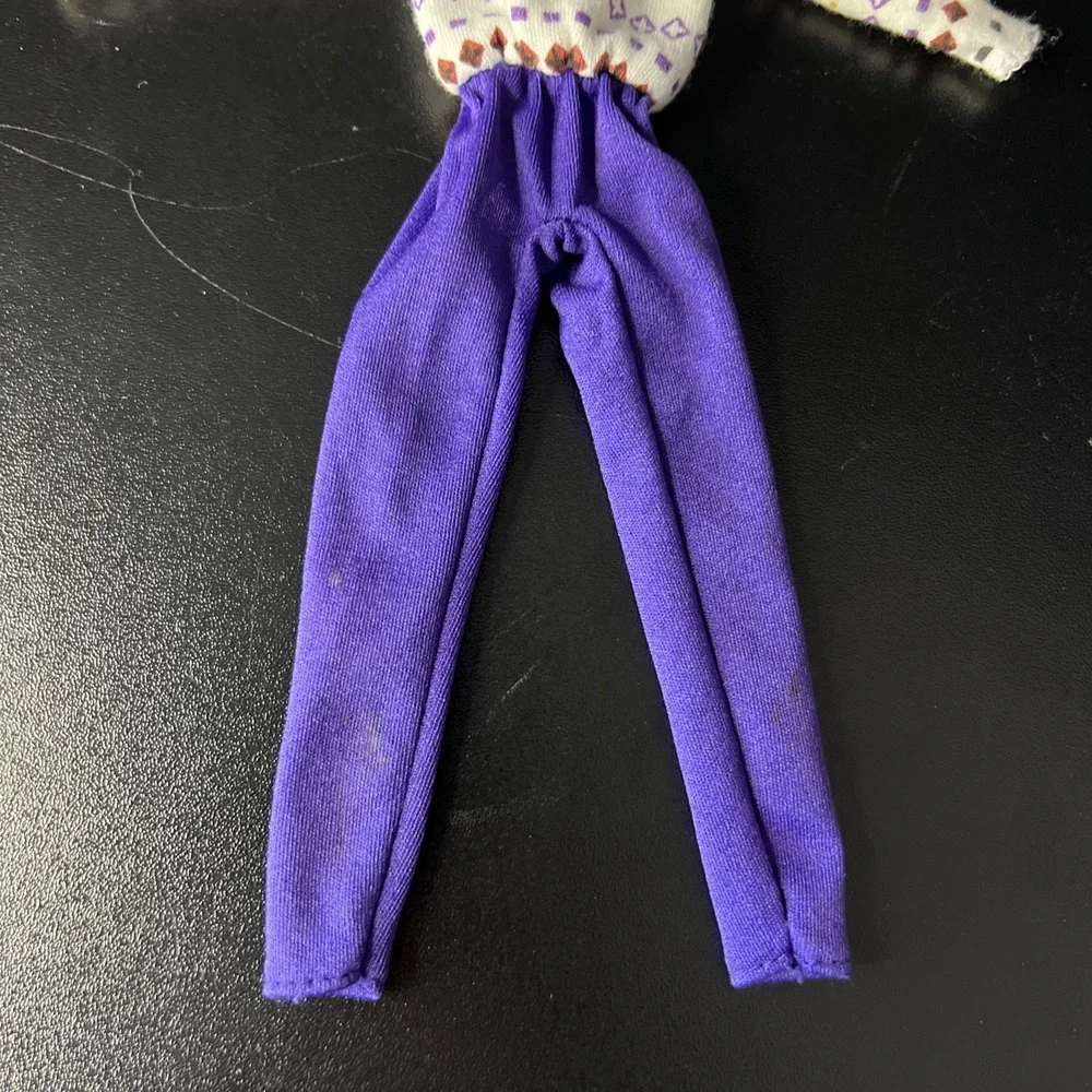 Vintage Barbie My First Ski Trip Jumpsuit from‎ 1980's Purple 5216